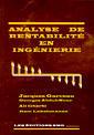Couverture de l'ouvrage Analyse de rentabilité en ingénierie (avec CD-ROM)