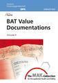 Couverture de l'ouvrage BAT value documentations Volume 4 : The MAK collection for occupational health & safety Part II