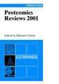 Couverture de l'ouvrage Proteomics reviews 2001