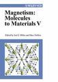 Couverture de l'ouvrage Magnetism : molecules to materials V (Series Magnetism : molecules to materials)