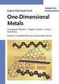 Couverture de l'ouvrage One-dimensional metals : Physics & materials science,
