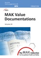 Couverture de l'ouvrage The MAK: Collection for occupational health & safety - MAK value documentation, Part I, Volume 24
