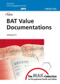 Couverture de l'ouvrage BAT value documentations, part II (the MAK-collection for occupational health and safety, volume 5)