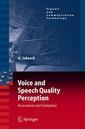Couverture de l'ouvrage Voice and Speech Quality Perception