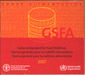 Couverture de l'ouvrage General standard for food additives. GFSA 2007