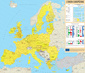 Couverture de l'ouvrage Carte géographique. L'Union européenne. Échelle 1:4740000. Nouvelle version plastifiée en français