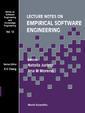Couverture de l'ouvrage Lecture notes on empirical software engineering