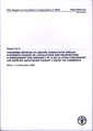 Couverture de l'ouvrage Rapport de la troisième réunion du groupe consultatif spécial d'experts chargé de l'évaluation des proportions d'amendement des annexes I et II de la CITES concernant les espèces aquatiques faisant l'objet de commerce 2009