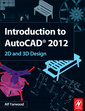 Couverture de l'ouvrage Introduction to AutoCAD 2012