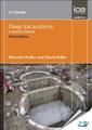 Couverture de l'ouvrage Deep excavations: A practical manual