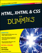 Couverture de l'ouvrage HTML, XHTML and CSS For Dummies