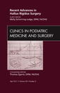 Couverture de l'ouvrage Recent Advances in Hallux Rigidus Surgery, An Issue of Clinics in Podiatric Medicine and Surgery