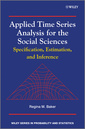 Couverture de l'ouvrage Applied Time Series Analysis for the Social Sciences