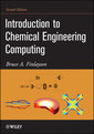 Couverture de l'ouvrage Introduction to chemical engineering computing