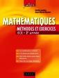 Couverture de l'ouvrage Mathématiques : méthodes et exercices ECE. 2ème année (Coll. j'intègre)
