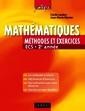 Couverture de l'ouvrage Mathématiques : méthodes et exercices ECS. 2ème année (Coll. j'intègre)