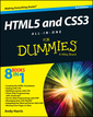 Couverture de l'ouvrage HTML5 and CSS3 All-in-One For Dummies
