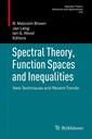 Couverture de l'ouvrage Spectral Theory, Function Spaces and Inequalities