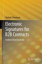 Couverture de l'ouvrage Electronic Signatures for B2B Contracts